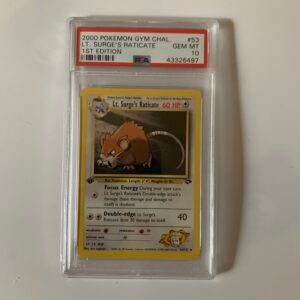 Lt. Surge's Raticate 1st edition