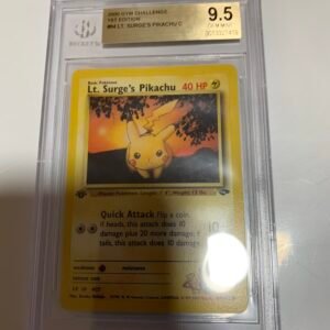 Lt. Surge's Pikachu 1st edition