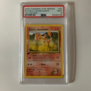 Blaine's Charmander 1st edition